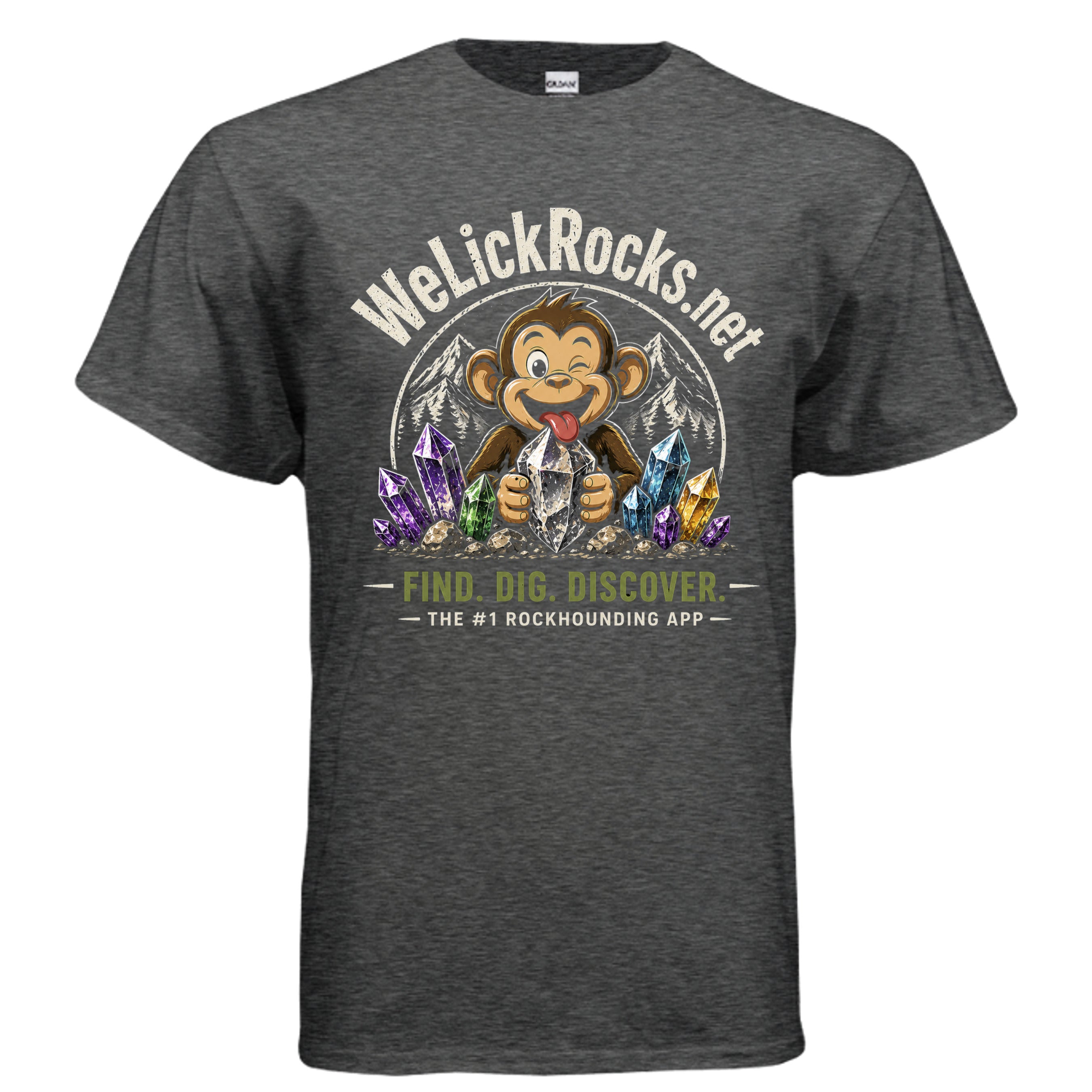 DARK HEATHER - G200 - FRONT