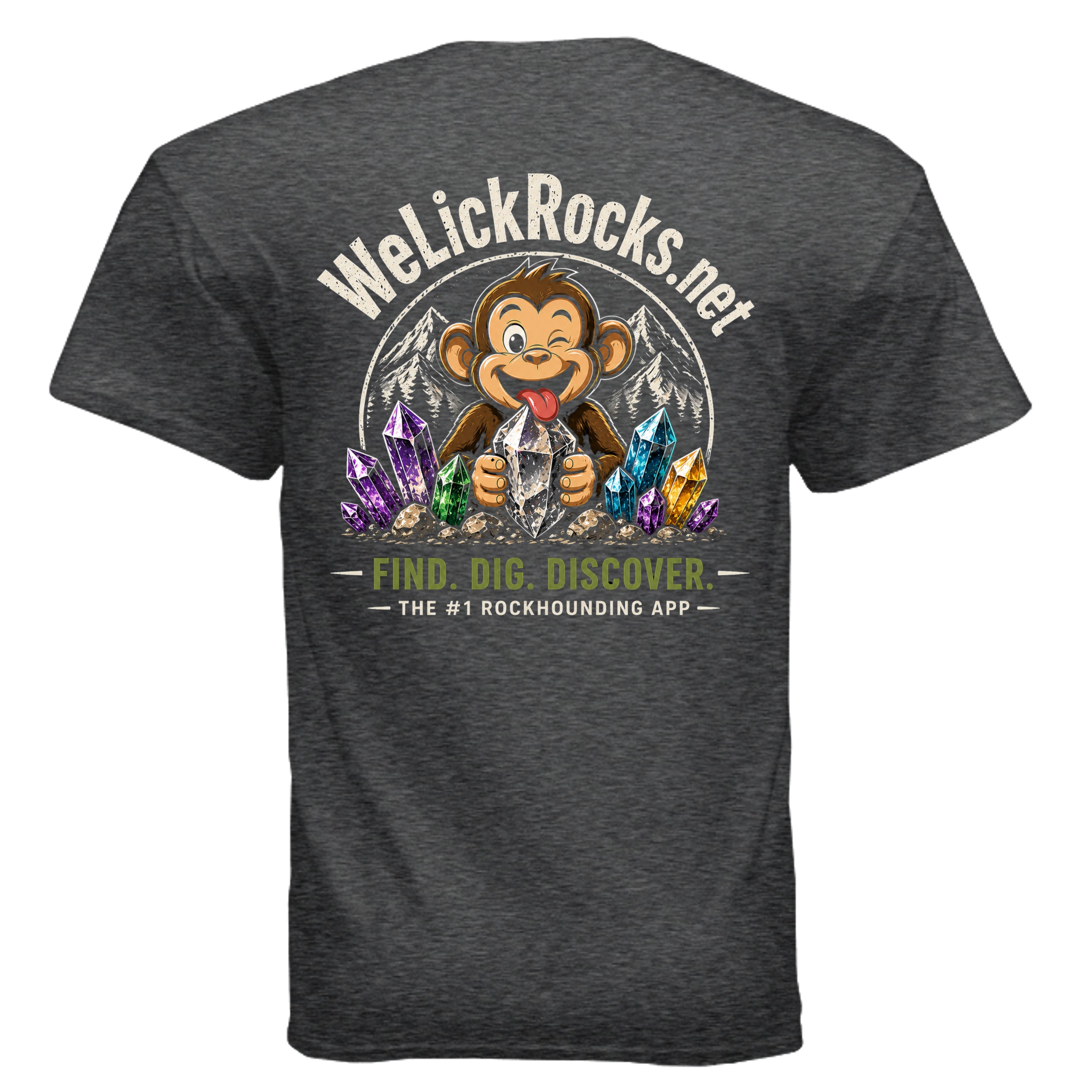 DARK HEATHER - G200 - BACK